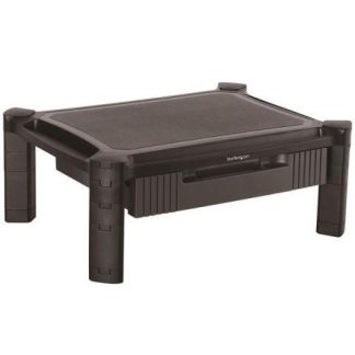 STARTECH  BASE DE SOPORTE PARA MONITOR 13 - 27 CON CAJON Y ALTURA AJUSTABLE HASTA 10KG NEGRO