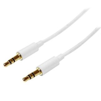 STARTECH  CABLE 3.5MM MACHO - 3.5MM MACHO 2 METROS BLANCO
