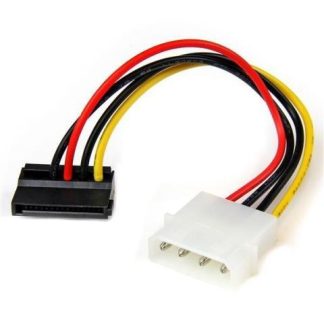 STARTECH  CABLE ADAPTADOR DE ALIMENTACION SATA EN ANGULO A LA IZQUIERA 15CM
