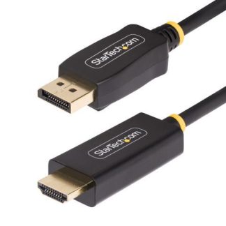 STARTECH  CABLE ADAPTADOR DE VIDEO DISPLAYPORT MACHO - HDMI MACHO 4K 2 METROS NEGRO
