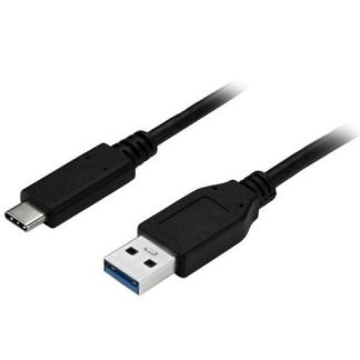 STARTECH  CABLE ADAPTADOR USB A MACHO - USB C MACHO 1 METRO NEGRO