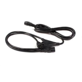 STARTECH  CABLE DE PODER C14 MACHO - 2X C13 HEMBRA 3 METROS NEGRO