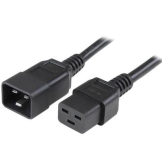 STARTECH  CABLE DE PODER C20 ACOPLADOR MACHO - C19 ACOPLADOR HEMBRA 1.8 METROS NEGRO