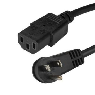 STARTECH  CABLE DE PODER NEMA 5-15P MACHO - C13 COUPLER HEMBRA 3 METROS NEGRO