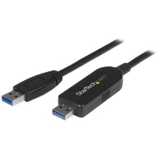 STARTECH  CABLE DE TRANSFERENCIA DE DATOS USB 3.0 PARA MAC-PC 1.8 METROS NEGRO
