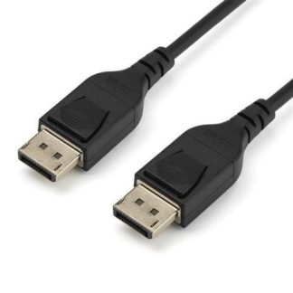 STARTECH  CABLE DISPLAYPORT CON CERTIFICACION VESA DISPLAYPORT 1.4 MACHO - DISPLAYPORT 1.4 MACHO 8K 60HZ 2 METROS NEGRO