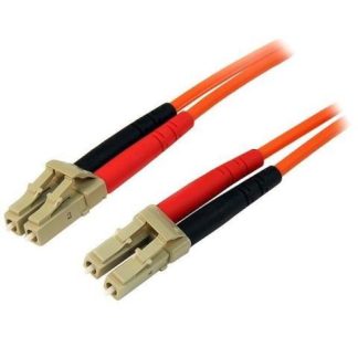 STARTECH  CABLE FIBRA OPTICA OM2 LC MACHO - LC MACHO 1 METRO NARANJA