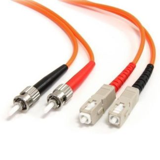 STARTECH  CABLE FIBRA OPTICA ST MACHO - SC MACHO 1 METRO NARANJA
