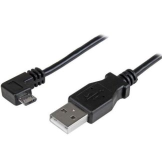 STARTECH  CABLE MICRO USB CON ANGULO DERECHO 1 METRO NEGRO