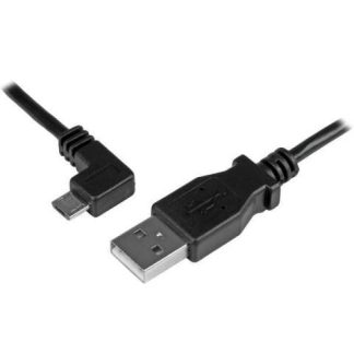 STARTECH  CABLE MICRO USB CON ANGULO IZQUIERDO 2 METROS NEGRO