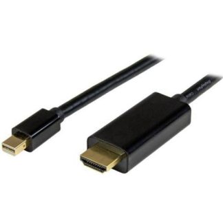 STARTECH  CABLE MINI DISPLAYPORT 1.2 - HDMI ULTRA HD 4K 30HZ 1 METRO NEGRO