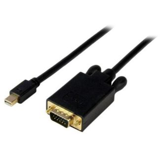 STARTECH  CABLE MINI DISPLAYPORT 1.2 MACHO - VGA (D-SUB) MACHO 1080P 1.8 METROS NEGRO