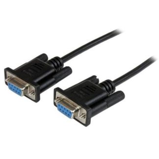 STARTECH  CABLE NULO DE MODEM SERIAL RS232 DB9 HEMBRA - HEMBRA 2 METROS NEGRO