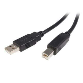 STARTECH  CABLE PARA IMPRESORA USB A MACHO - USB B MACHO 3 METROS NEGRO