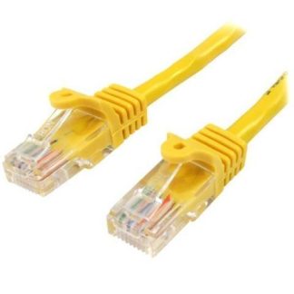STARTECH  CABLE PATCH CAT5 UTP SIN ENGANCHES RJ-45 MACHO - RJ-45 MACHO 5 METROS AMARILLO