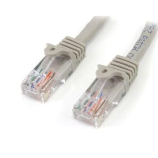 STARTECH  CABLE PATCH CAT5E UTP SIN ENGANCHES RJ-45 MACHO - RJ-45 MACHO 5 METROS GRIS