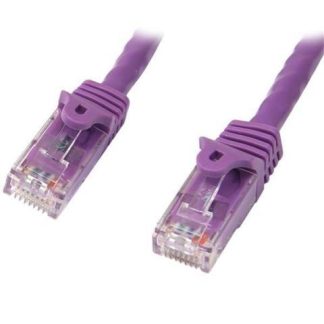 STARTECH  CABLE PATCH CAT5E UTP SIN ENGANCHES RJ-45 MACHO - RJ-45 MACHO 7 METROS PURPURA