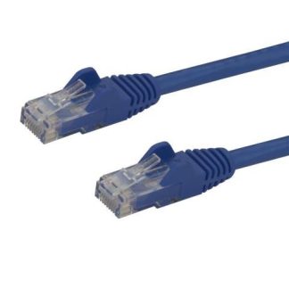STARTECH  CABLE PATCH CAT6 UTP SIN ENGANCHES RJ-45 MACHO - RJ-45 MACHO 30CM AZUL
