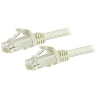 STARTECH  CABLE PATCH CAT6 UTP SIN ENGANCHES RJ-45 MACHO - RJ-45 MACHO 3 METROS BLANCO