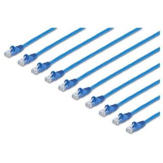 STARTECH  CABLE PATCH CAT6 UTP SIN ENGANCHES RJ-45 MACHO - RJ-45 MACHO 4.6 METROS AZUL - 10 PIEZAS