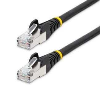 STARTECH  CABLE PATCH CAT6A STP BLINDADO SIN ENGANCHES RJ-45 MACHO - RJ-45 1.8 METROS NEGRO