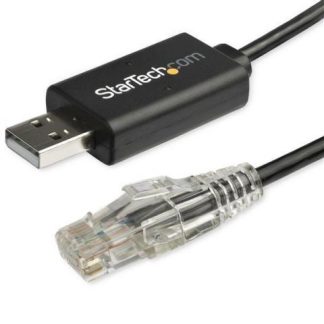 STARTECH  CABLE RJ-45 MACHO - USB MACHO 1.8 METROS NEGRO