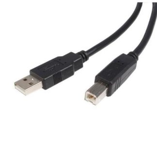 STARTECH  CABLE USB 2.0 PARA IMPRESORA USB A MACHO - USB B MACHO 1.8 METROS NEGRO