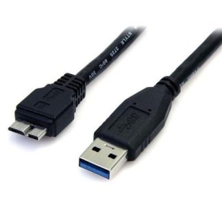 STARTECH  CABLE USB 3.0 SUPER SPEED USB A MACHO - MICRO USB B MACHO 50CM NEGRO