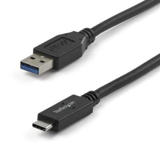 STARTECH  CABLE USB 3.1 USB A MACHO - USB C MACHO 1 METRO NEGRO