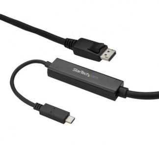 STARTECH  CABLE USB-C MACHO - DISPLAYPORT MACHO 3 METROS NEGRO