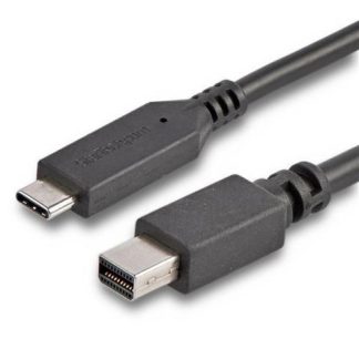 STARTECH  CABLE USB C MACHO - MINI DISPLAYPORT MACHO 1.8 METROS NEGRO