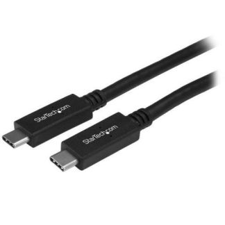 STARTECH  CABLE USB C MACHO - USB C MACHO 1 METRO NEGRO