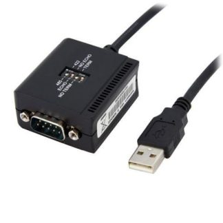 STARTECH  CABLE USB - PUERTO SERIE SERIAL RS422 Y 485 DB9 1.8 METROS NEGRO