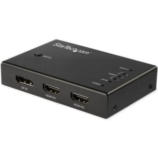 STARTECH  DIVISOR DE VIDEO HDMI-DISPLAYPORT 3X HDMI-1XDISPLAYPORT NEGRO