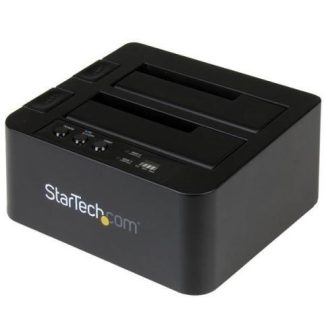 STARTECH  DOCKING STATION CON FUNCION DE COPIADO RAPIDO DE 2 BAHIAS USB 3.1 SATA 2.5-3.5