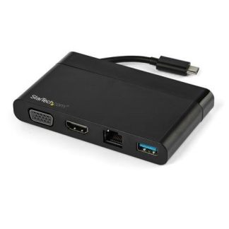 STARTECH  DOCKING STATION DKT30CHVCM USB-C 1X USB 3.0 1X HDMI 1X VGA NEGRO