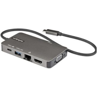 STARTECH  DOCKING STATION DKT30CHVPD2 USB-C 2X USB-A 3.0 1X USB-C 3.0 1X HDMI 1X RJ-45 NEGRO-GRIS