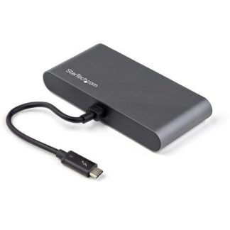 STARTECH  DOCKING STATION TB3DKM2HDL THUNDERBOLT 3 1X USB 3.0 1X USB 2.0 1X RJ-45 2X HDMI GRIS