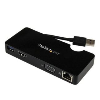 STARTECH  DOCKING STATION USB 3.0 CON HDMI O VGA ETHERNET GIGABIT Y USB