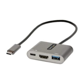 STARTECH  DOCKING STATION USB C 1X USB C 1X HDMI 1X USB A GRIS