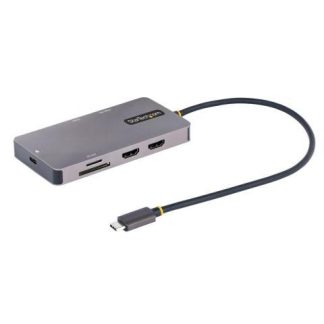 STARTECH  DOCKING STATION USB-C 2X USB 3.0 2X HDMI 1X RJ451X SD 1X MICROSD