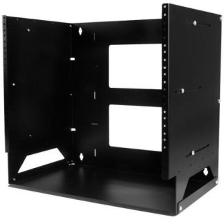 STARTECH  GABINETE PARA PARED CON CHAROLA 8U HASTA 34KG NEGRO