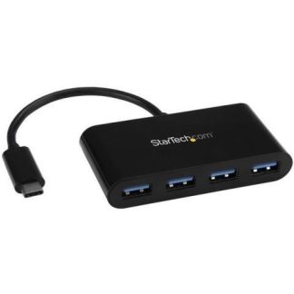 STARTECH  HUB CONCENTRADOR USB-C 3.0 USB-C MACHO - 4X USB A HEMBRA 5000 MBIT-S NEGRO