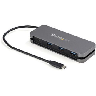 STARTECH  HUB USB C 3.0 - 1X USB C 3.0 HEMBRA 3X USB A 3.0 HEMBRA 5000 MBIT-S GRIS