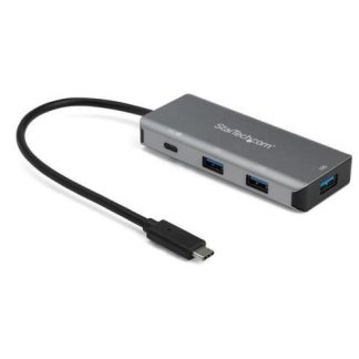 STARTECH  HUB USB-C MACHO - 3X USB- 1X USB-C HEMBRA 10.000MBIT-S GRIS