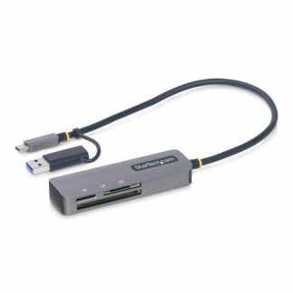 STARTECH  LECTOR DE MEMORIA FCREADMICRO3V2 SD MICROSD COMPACTFLASH GRIS