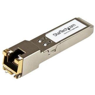 STARTECH  MODULO TRANSCEPTOR 10-100-1000BASE-TX SFP+ 1250 MBIT-S 100M PARA BROCADE E1MG-TX
