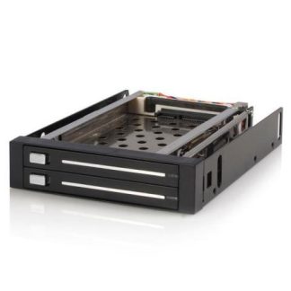 STARTECH  RACK MOVIL BACKPLANE DE 2 DISCOS DUROS HDD SATA 2.5 SIN BANDEJA BAHIA