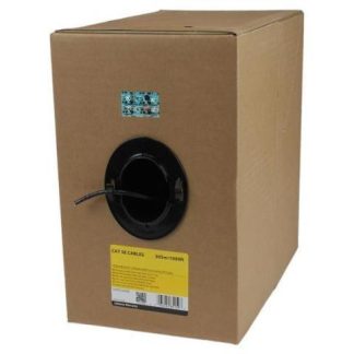 STARTECH ROLLO BOBINA 304.8M CABLE DE RED UTP CAT5E NEGRO WIR5ECMRBK