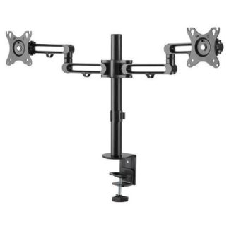 STARTECH  SOPORTE DE ESCRITORIO PARA 2 MONITORES 32 HASTA 8KG NEGRO